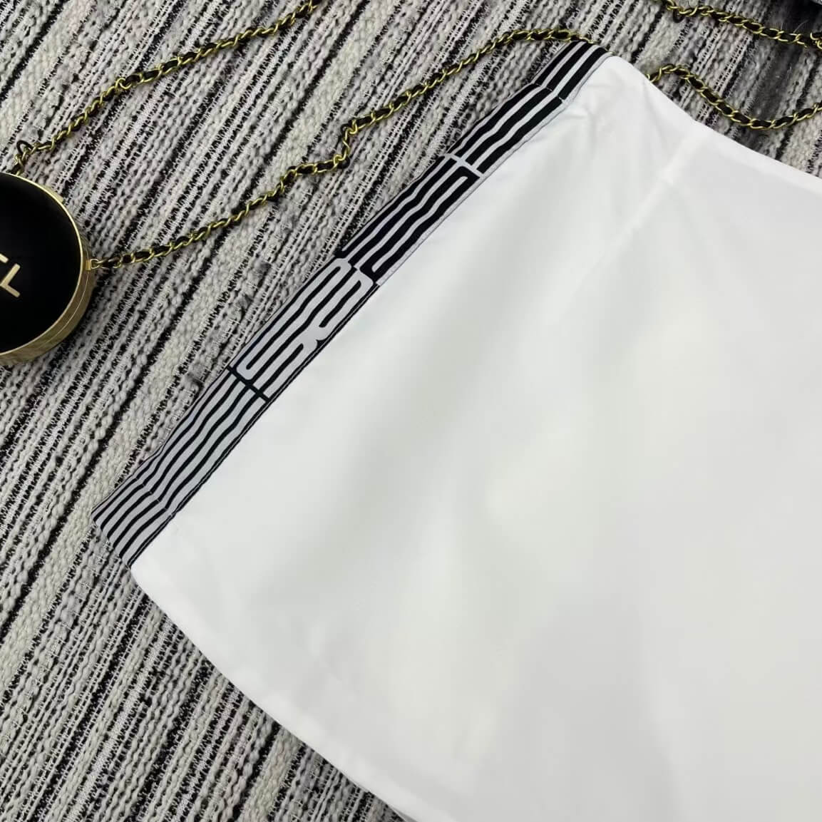 Classic Webbing Patchwork Culottes