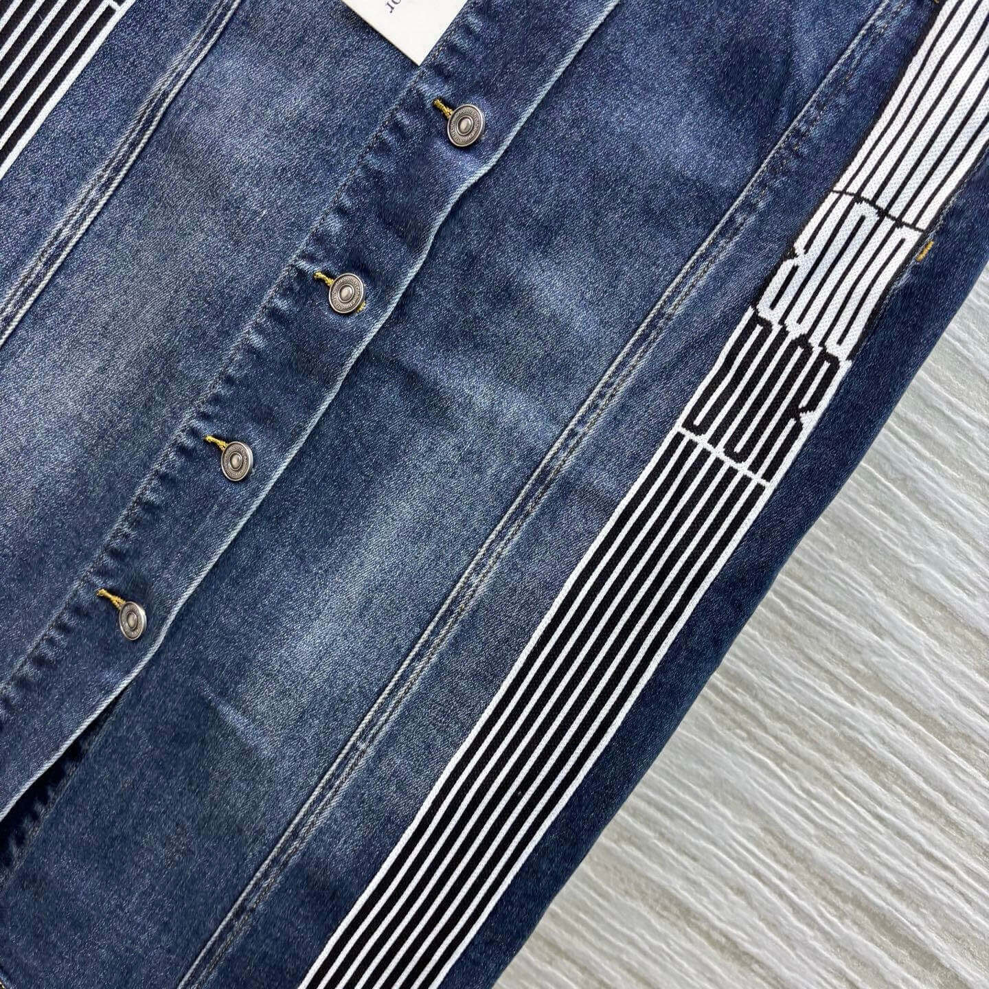Dual Webbing Patchwork Skirt