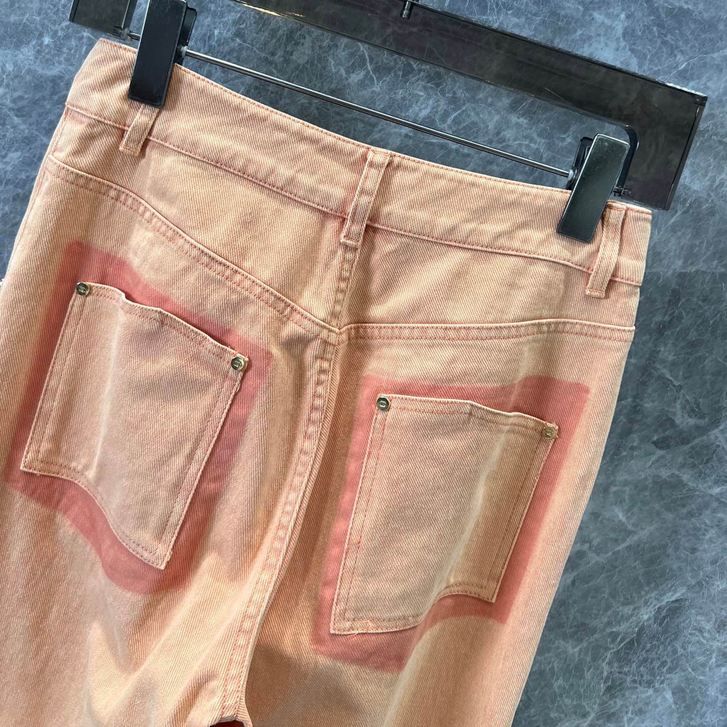 Modern Vintage Embroidered Washed Denim Jeans