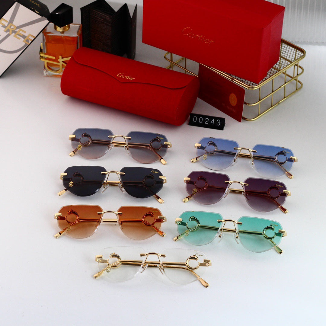 Statement Frameless Sunglasses