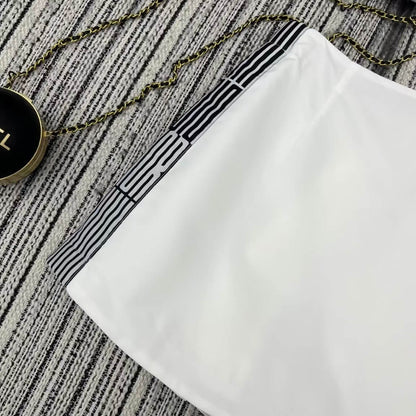 Classic Webbing Patchwork Culottes