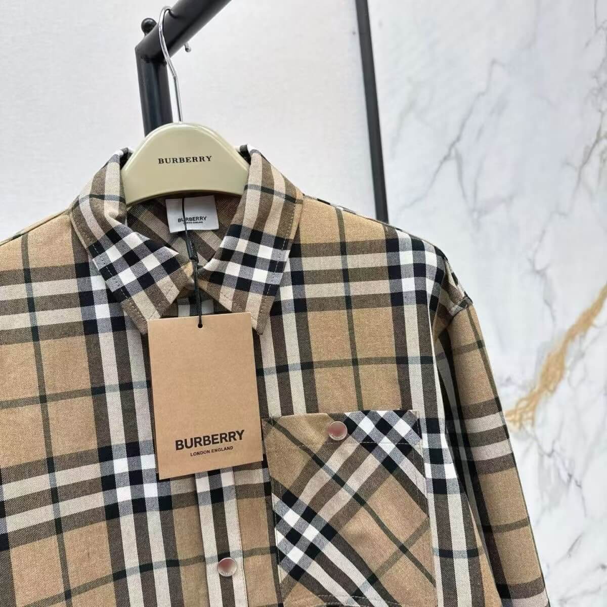 Vintage Classic Plaid Cropped Shirt
