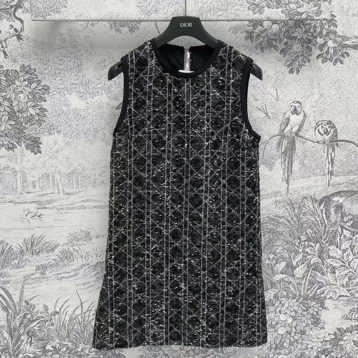 Classic Diamond Quilted Dress