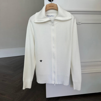 Classic Diamond Quilted Knit Cardigan & Pants Set