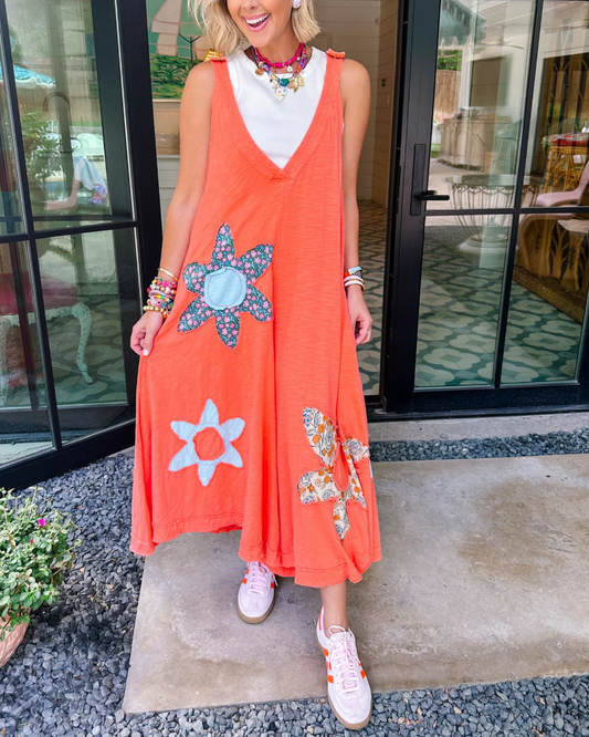 Floral Escape Patchwork Jumpsuit