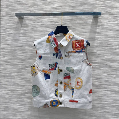Fashionable American Style Vest & Shorts Set