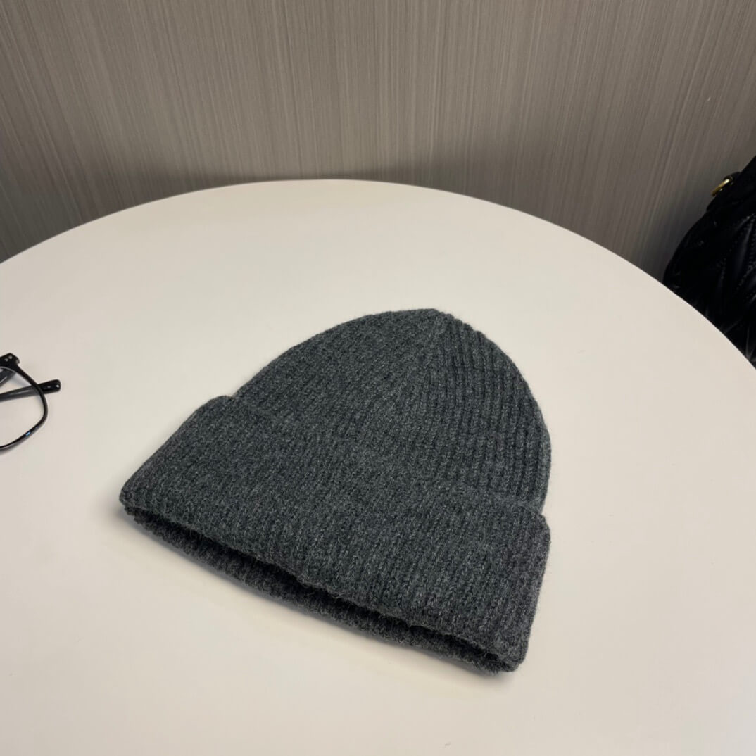 Triangle Patch Knit Hat