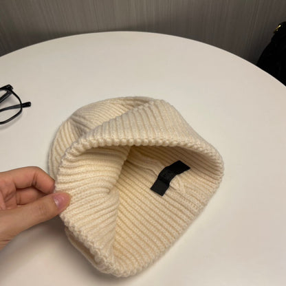 Triangle Patch Knit Hat