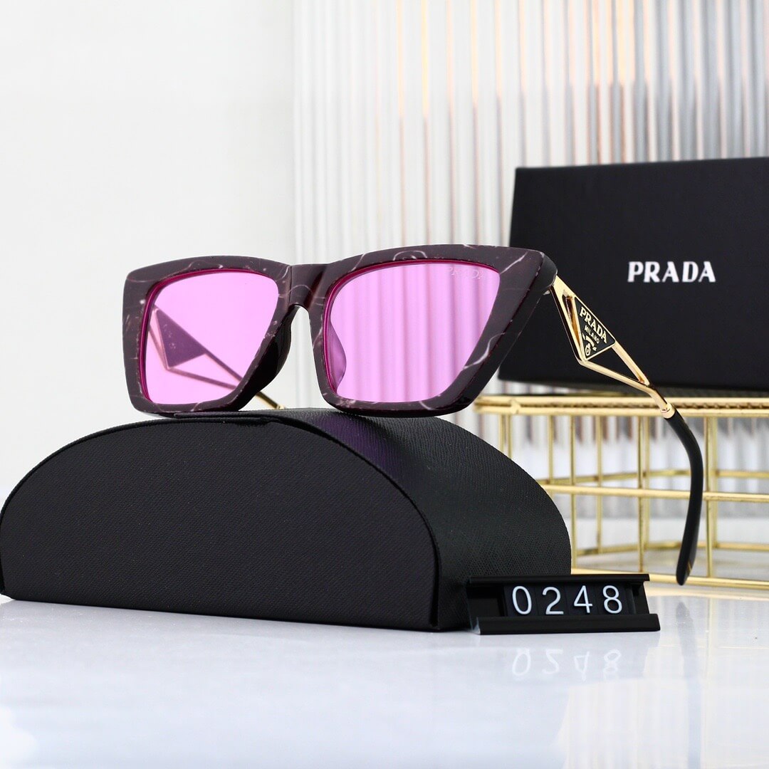 Elegant Metal Hollow Temple Sunglasses