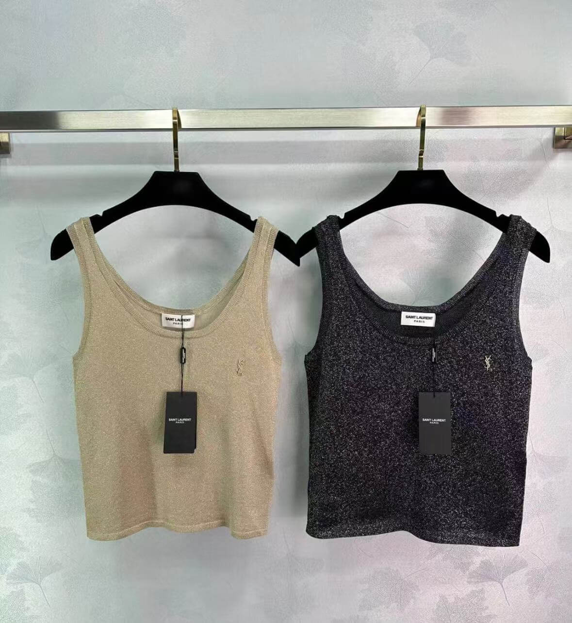 Stylish Simple Fine Glitter Knitted Vest