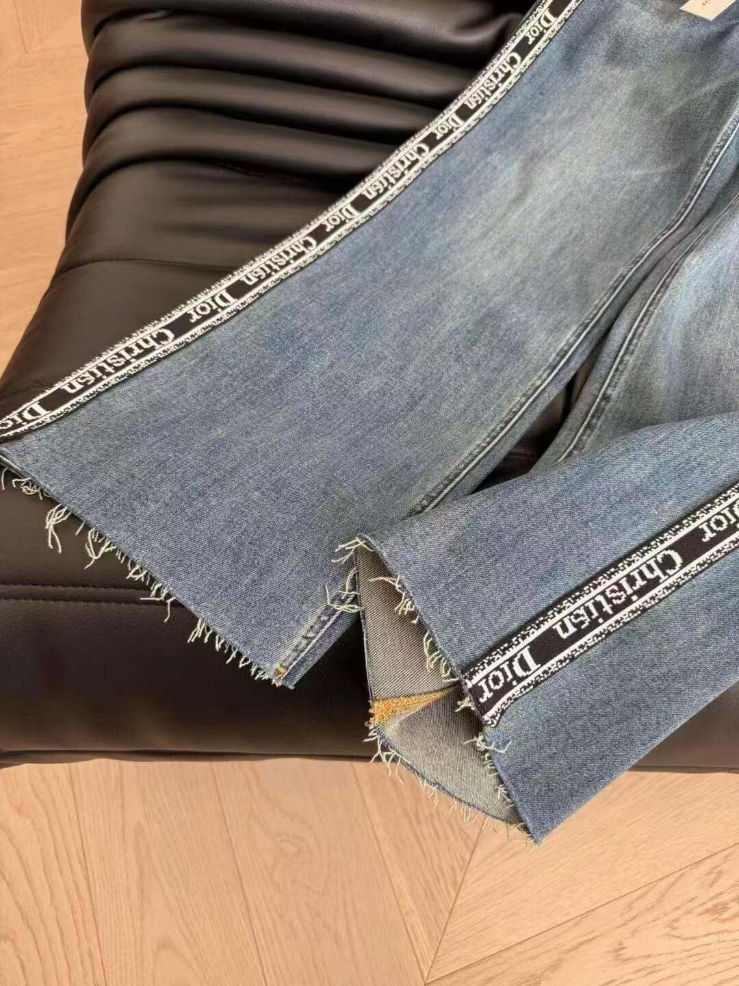 Webbing Stitching On Both Sides Denim Jeans