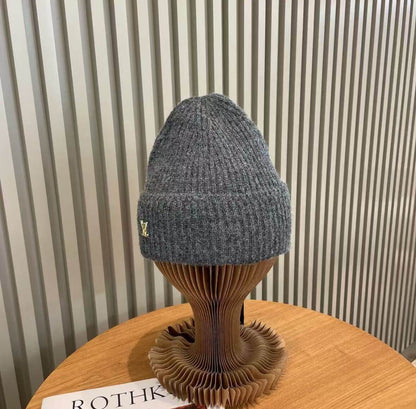 Metal Accent Knit Hat