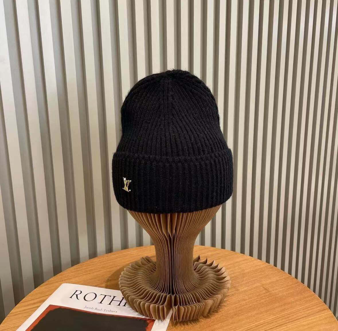 Metal Accent Knit Hat